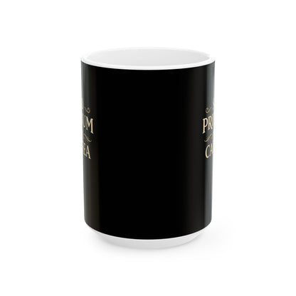 But First Coffee in Latin Ceramic Mug, (11oz, 15oz)