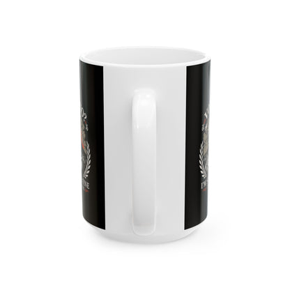 Pliny the Elder Volcano Quote Ceramic Mug, (11oz, 15oz)