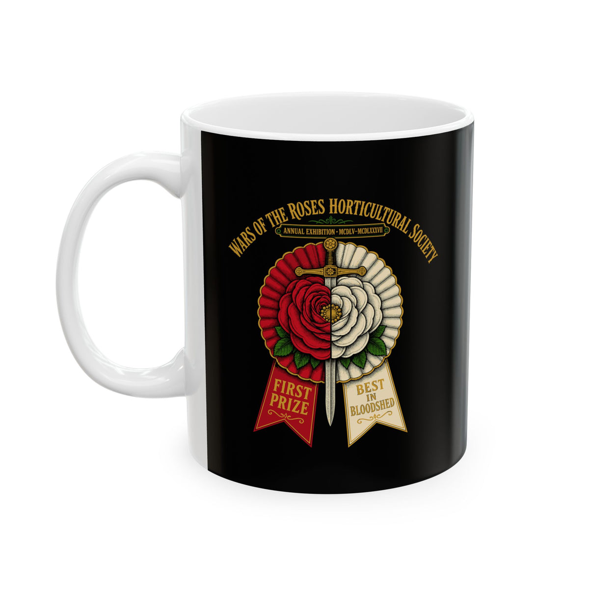 Wars of the Roses Horticultural Society Ceramic Mug, (11oz, 15oz)