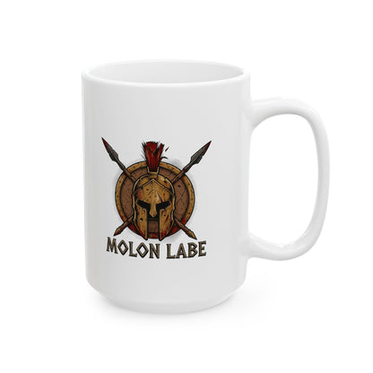 Molon Labe Sparta Ceramic Mug, (11oz, 15oz)
