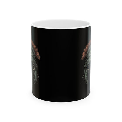 Cat Centurion Ceramic Mug, (11oz, 15oz)