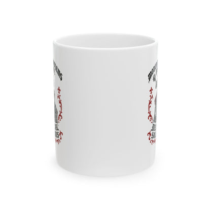 Modern Problems Require Medieval Solutions Knight Ceramic Mug, (11oz, 15oz)