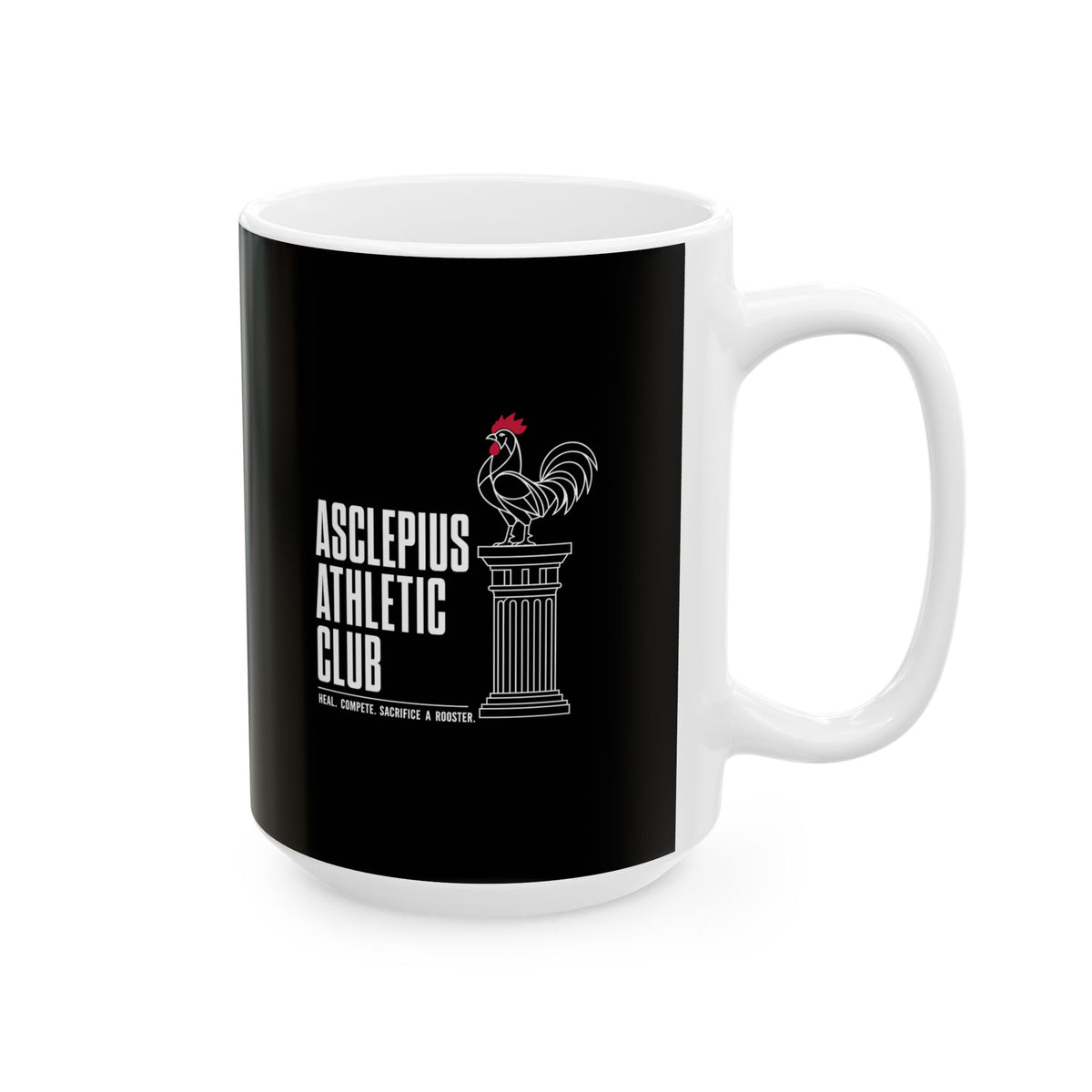 Asclepius Athletic Club Ceramic Mug, (11oz, 15oz)