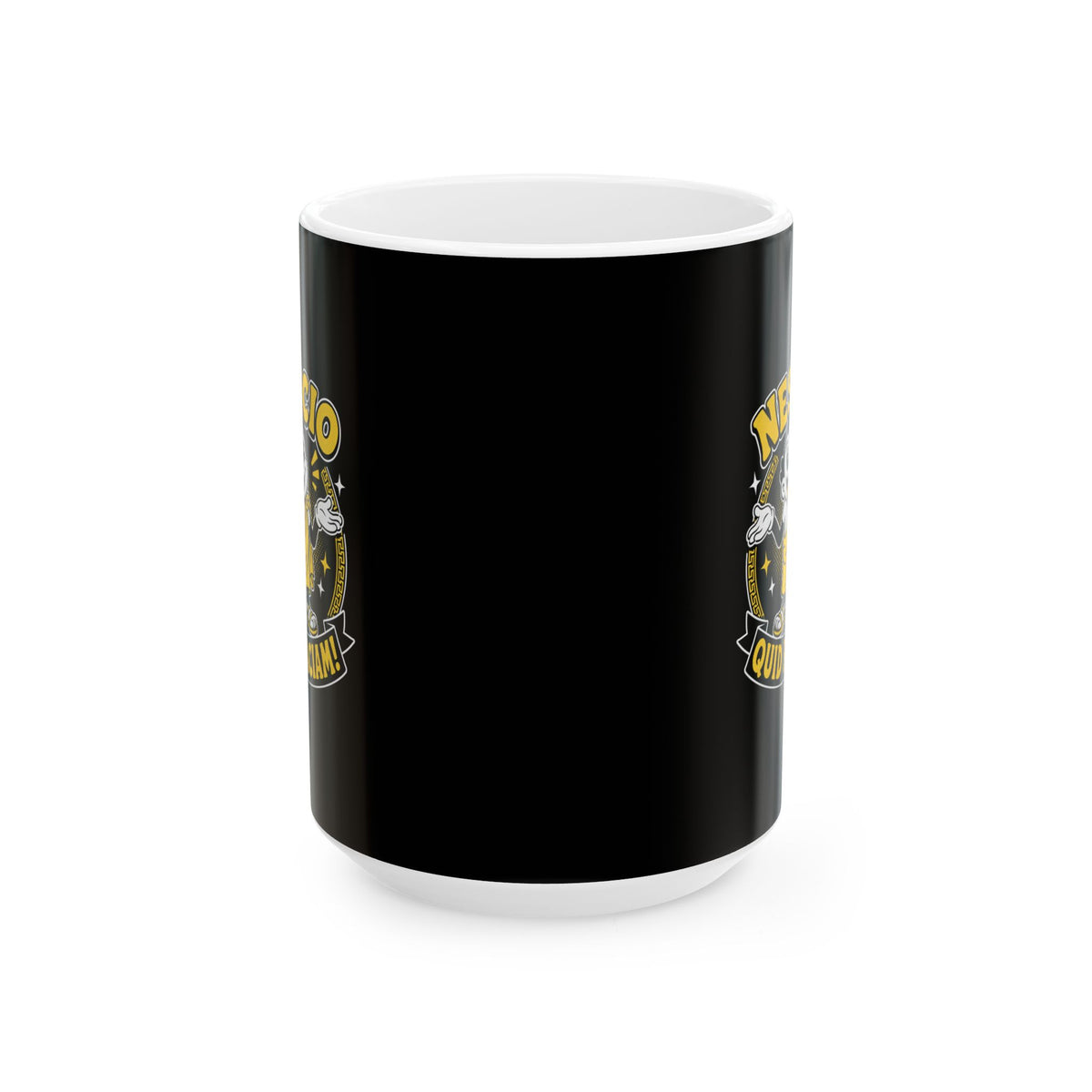 NESCIO QUID FACIAM CARTOON Ceramic Mug, (11oz, 15oz)