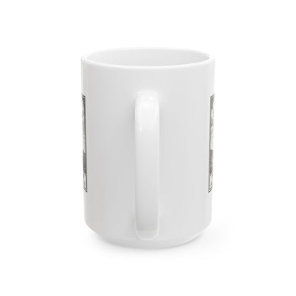 Pharos Stamp Ceramic Mug, (11oz, 15oz)