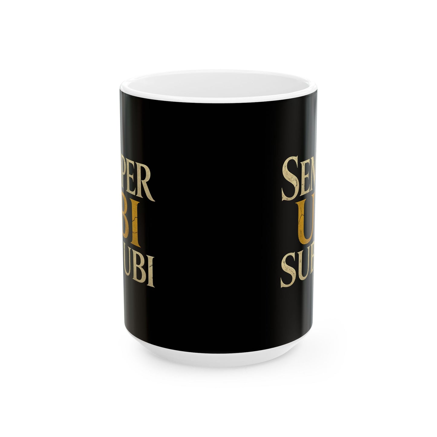 Ubi Sub Ubi Wear Underwear  Ceramic Mug, (11oz, 15oz)