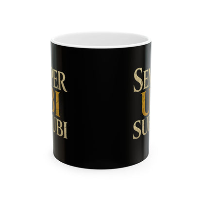 Ubi Sub Ubi Wear Underwear  Ceramic Mug, (11oz, 15oz)