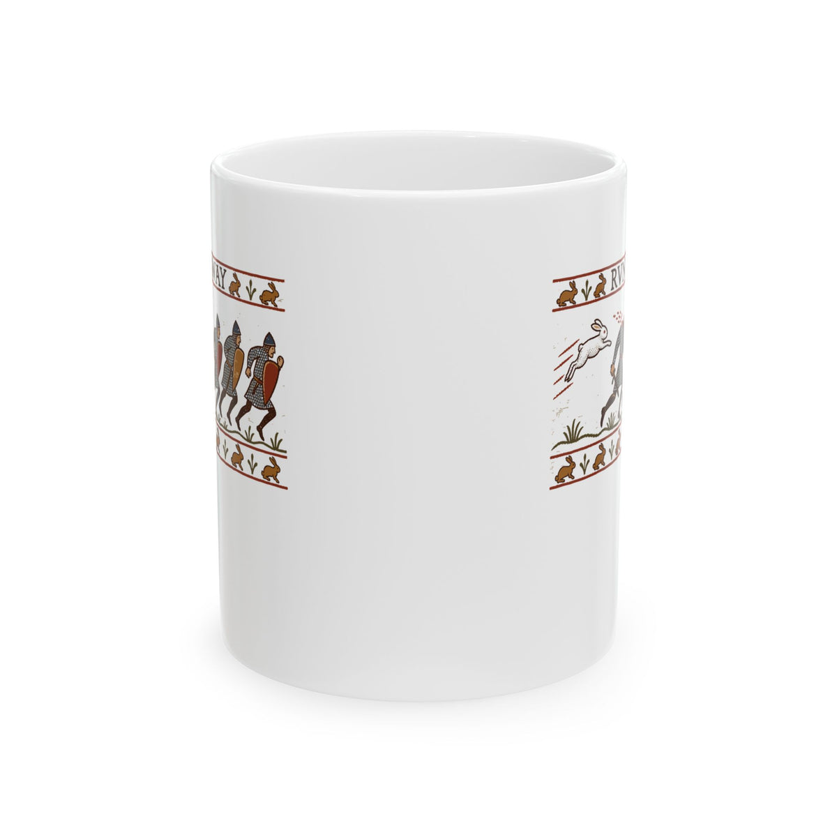 Run Away Killer Rabbit Holy Grail Ceramic Mug, (11oz, 15oz)