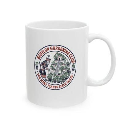 The Babylon Gardening Club Ceramic Mug, (11oz, 15oz)
