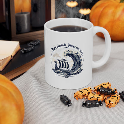 This Too Shall Pass Old English Longboat Ceramic Mug, (11oz, 15oz)