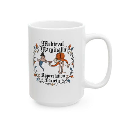 Medieval Marginalia Appreciation Society Men Ceramic Mug, (11oz, 15oz)