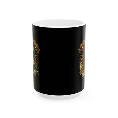 Bacchus is Homeboy In Vino Veritas Ceramic Mug, (11oz, 15oz)