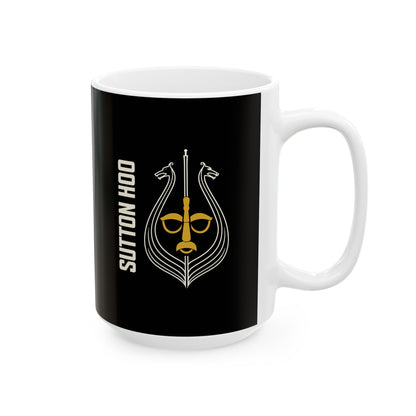 Minimalist Sutton Hoo Saxon Ceramic Mug, (11oz, 15oz)