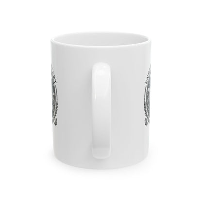 Odysseus Endure o Heart Quote Ceramic Mug, (11oz, 15oz)