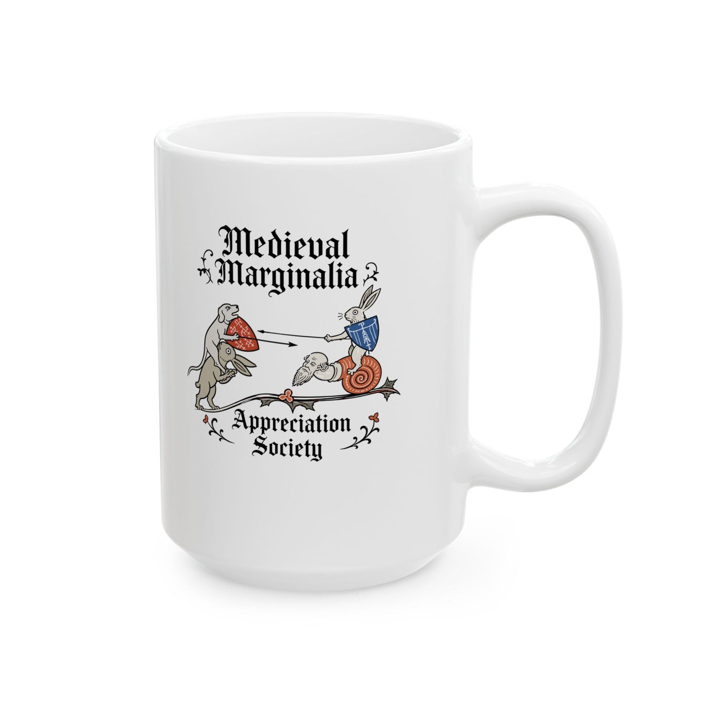Medieval Marginalia Appreciation Society Battle Ceramic Mug, (11oz, 15oz)