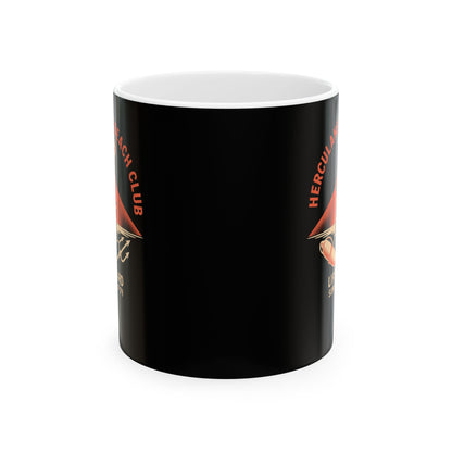 Herculaneum Beach Club Lifeguard Ceramic Mug, (11oz, 15oz)