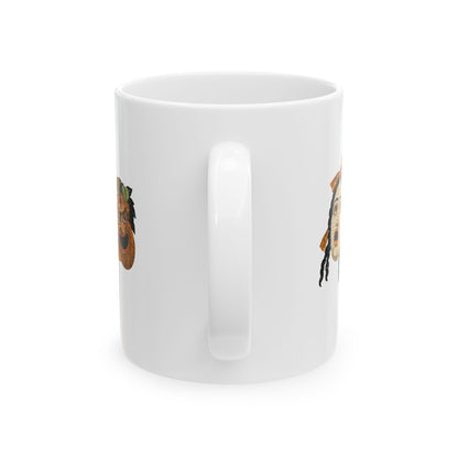 Theatre Masks Pompeii Mosaic Ceramic Mug, (11oz, 15oz)