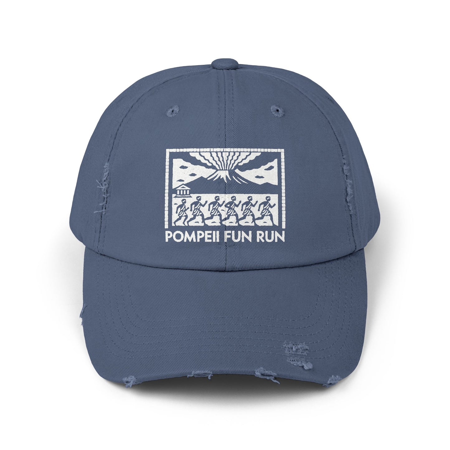 Pompeii Fun Run Mosaic Unisex Distressed Cap
