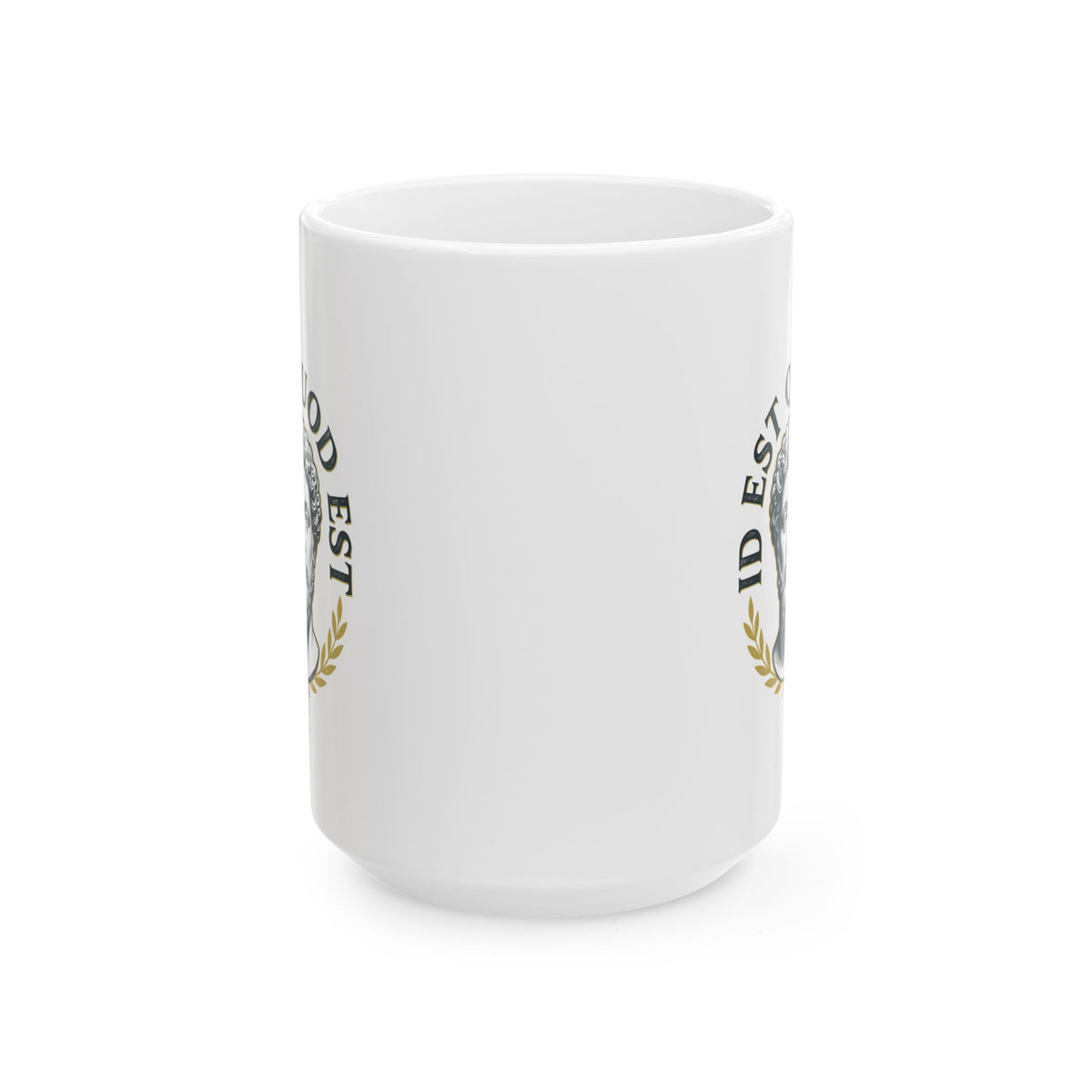 Aurelius It Is What It Is Latin Quote Ceramic Mug, (11oz, 15oz)
