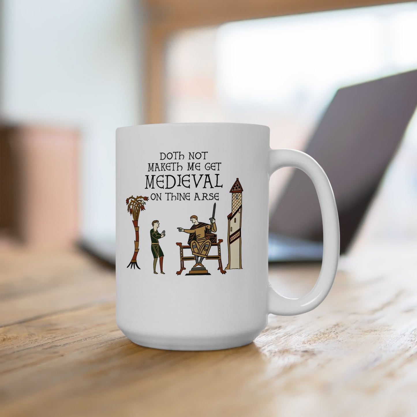 Get Medieval Bayeux Tapestry Meme Ceramic Mug, (11oz, 15oz)