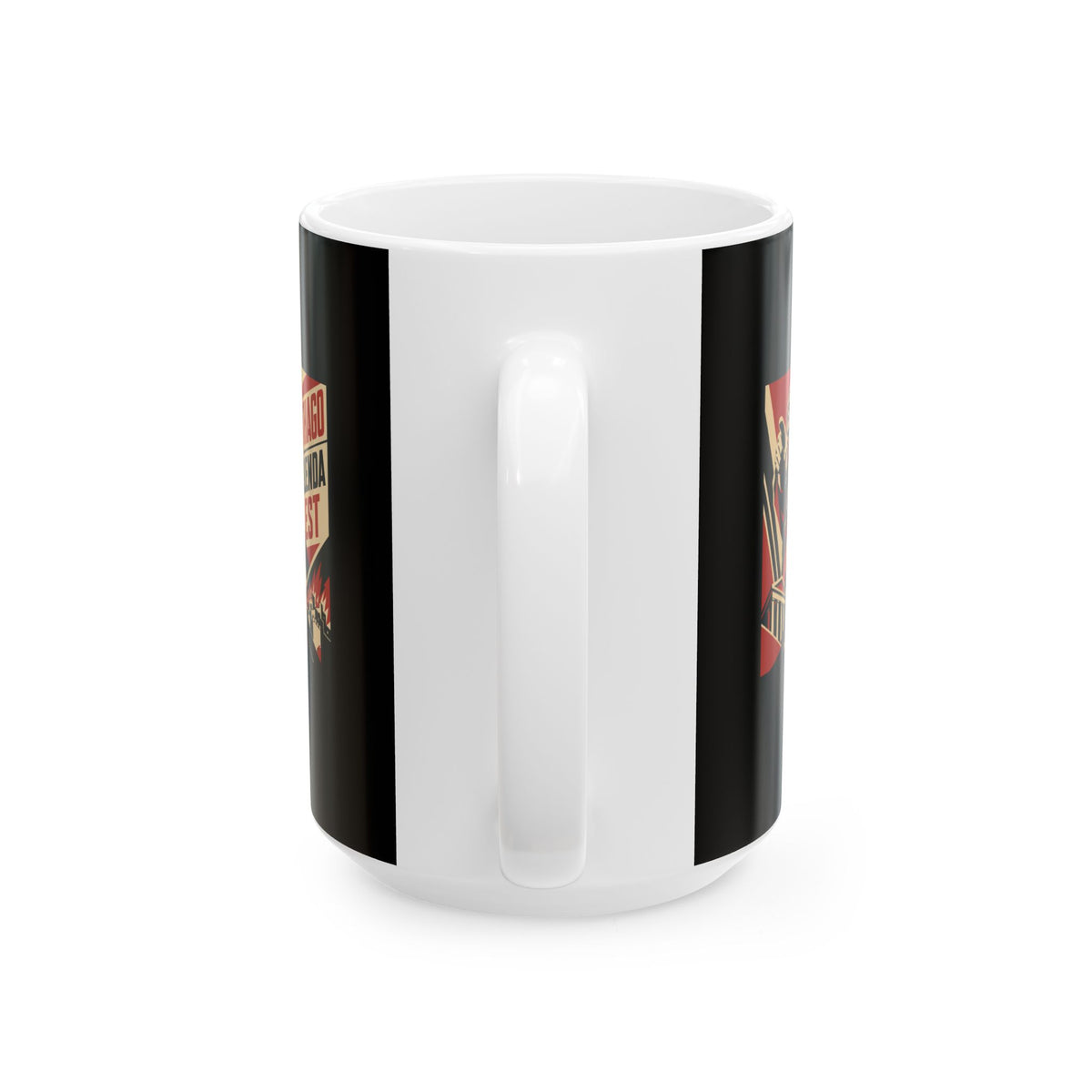 Carthago Delenda Est Propaganda Style Ceramic Mug, (11oz, 15oz)