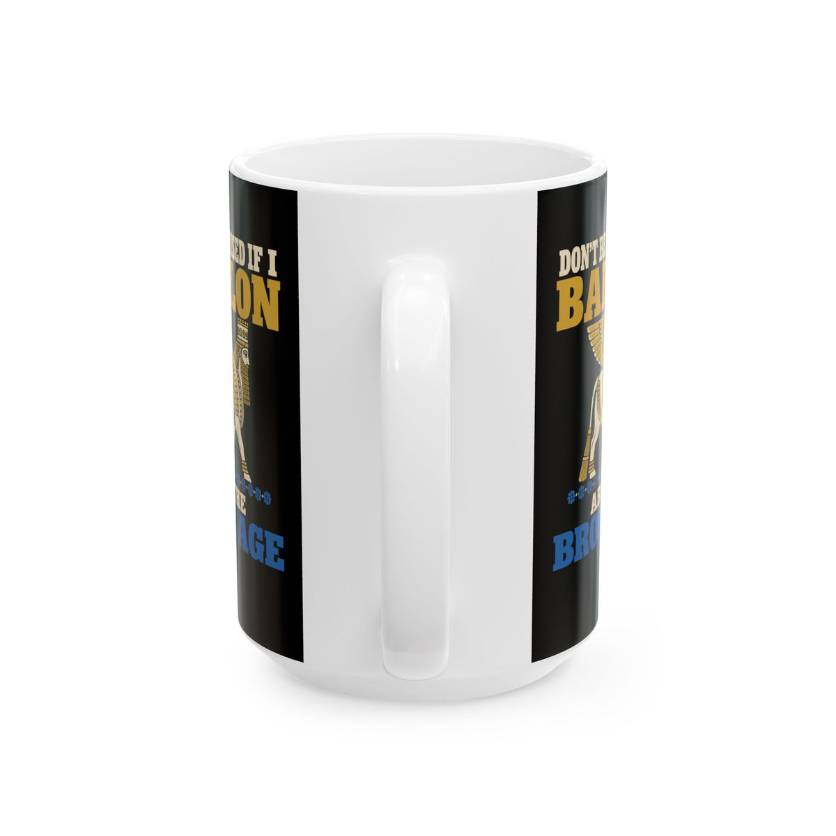 Babylon About the Bronze Age Lamassu Ceramic Mug, (11oz, 15oz)