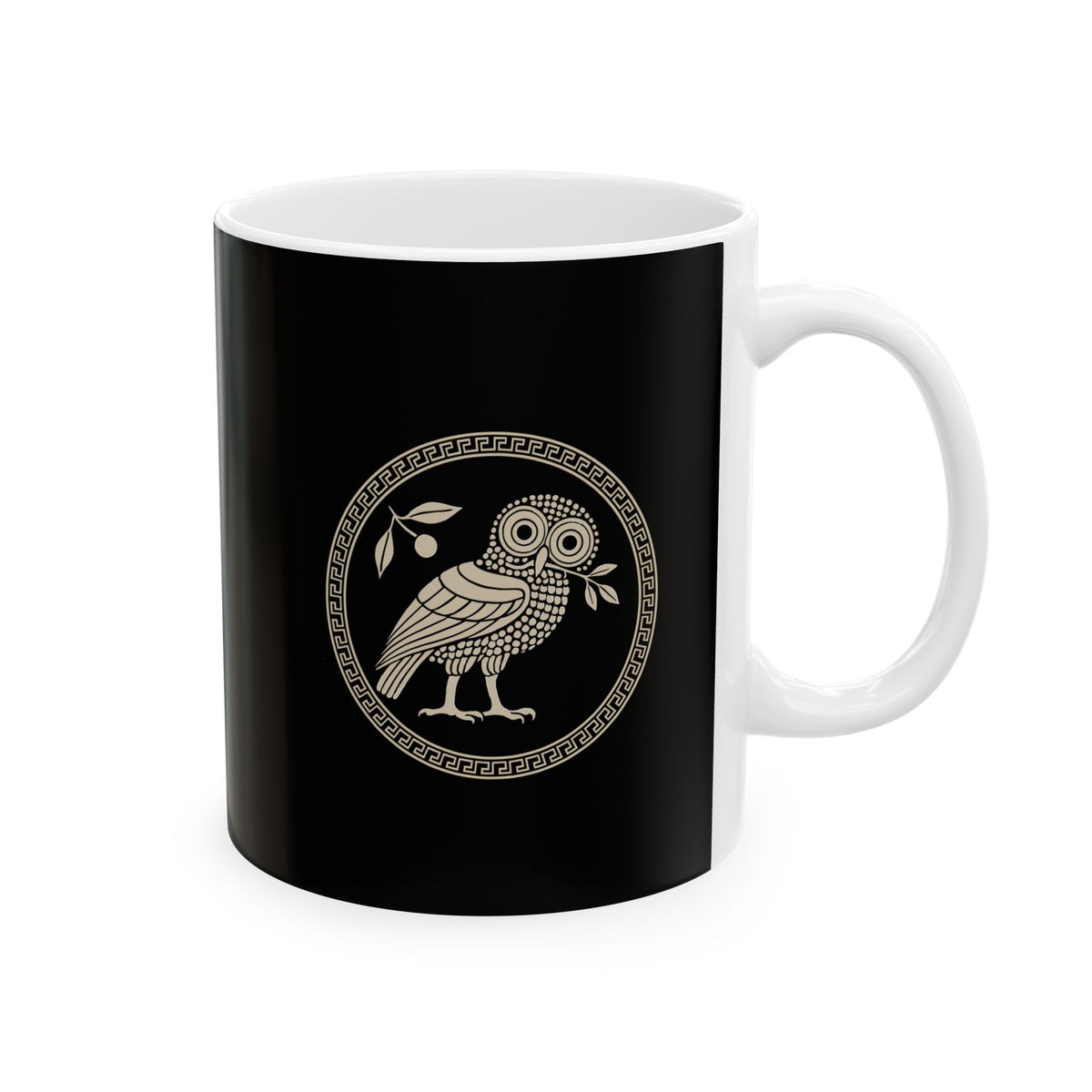 Ancient Athens Owl Ceramic Mug, (11oz, 15oz)