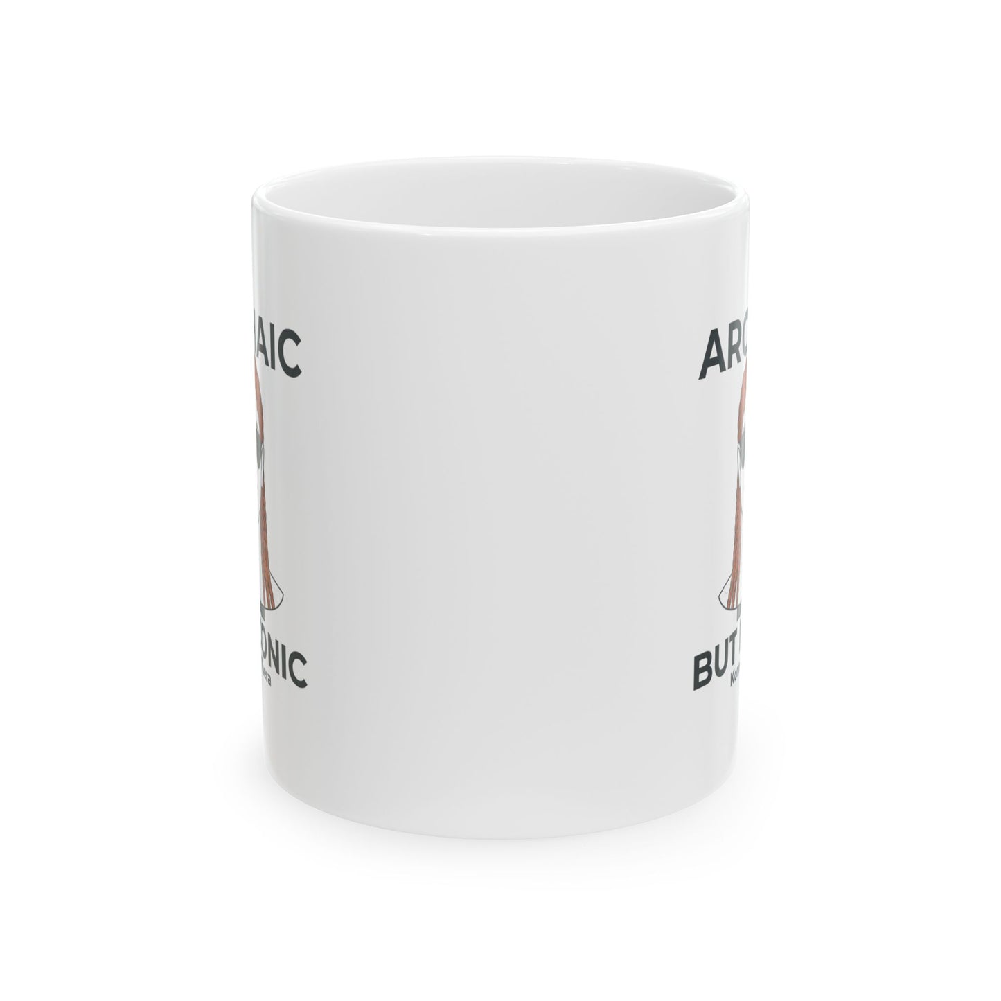 Kore of Thera Archaic Iconic Ceramic Mug, (11oz, 15oz)