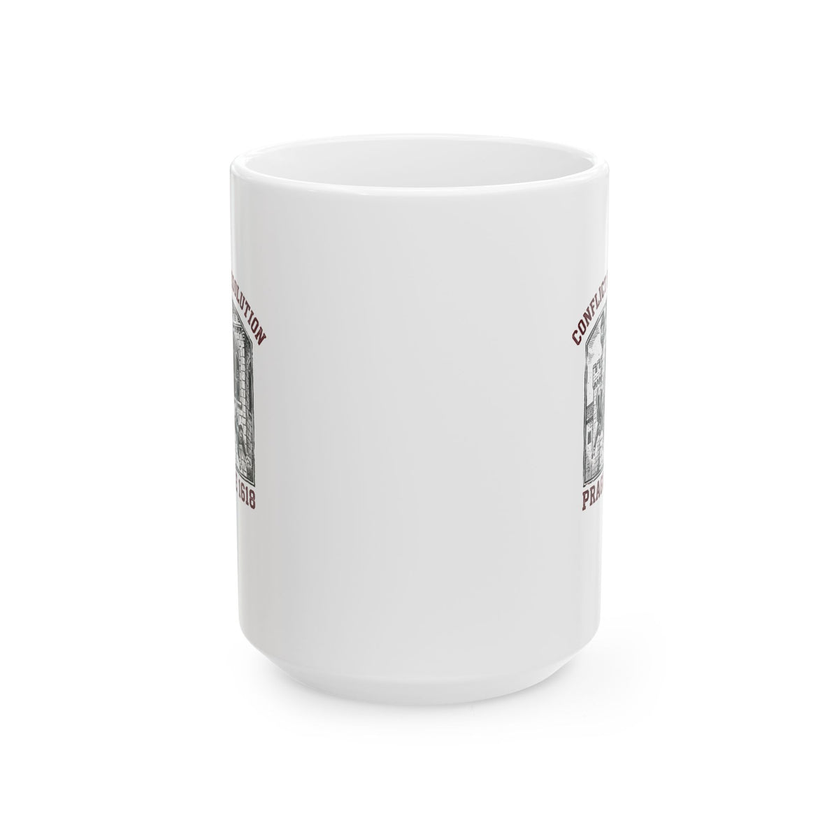 Prague Defenestration Ceramic Mug, (11oz, 15oz)