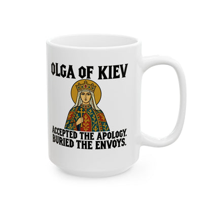 Olga of Kiev Buried the Envoys Ceramic Mug, (11oz, 15oz)