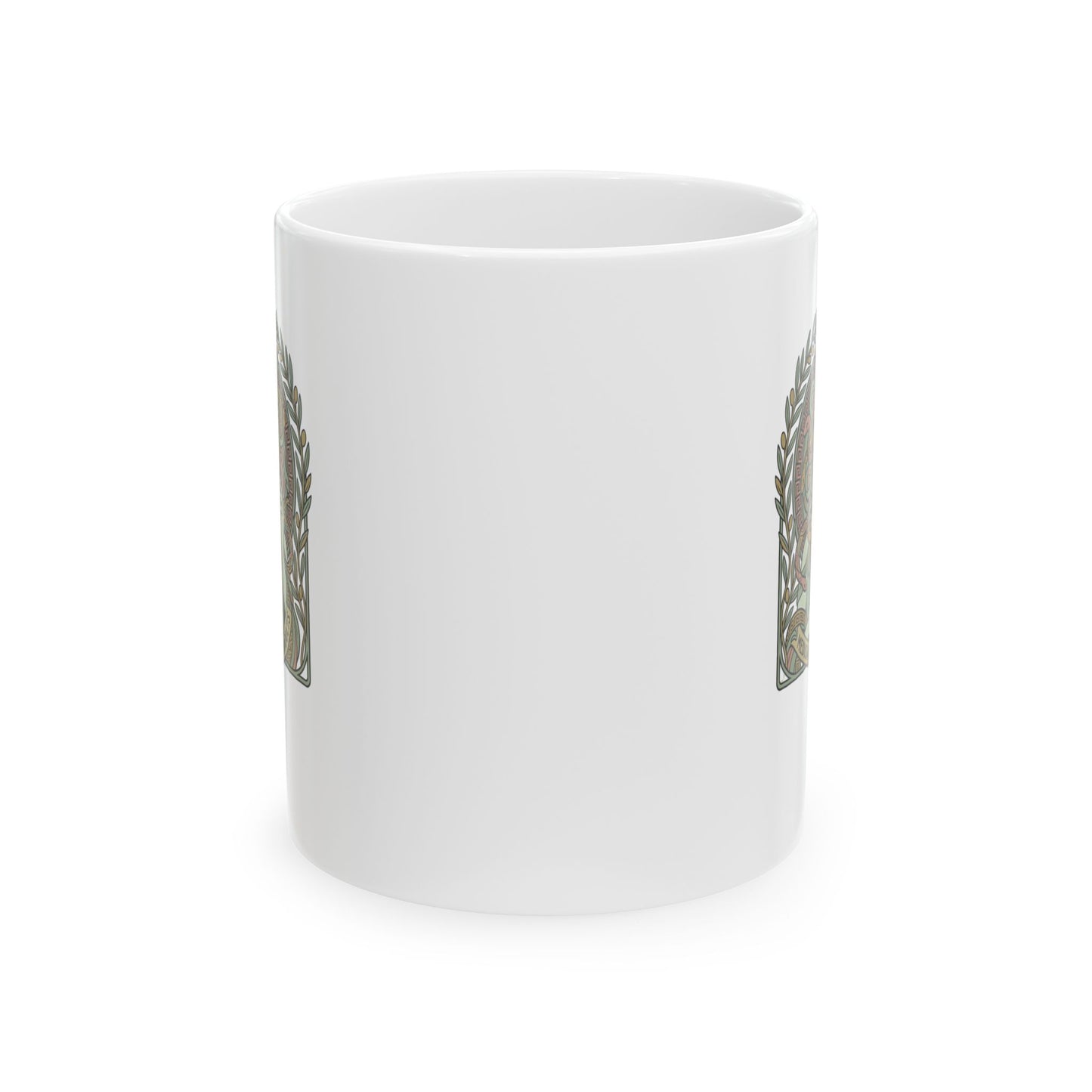 Medusa Hair Care Products Art Nouveau  Ceramic Mug, (11oz, 15oz)