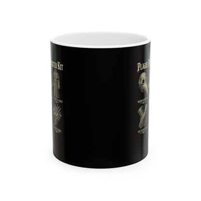 Plague Doctor Starter Kit Ceramic Mug, (11oz, 15oz)