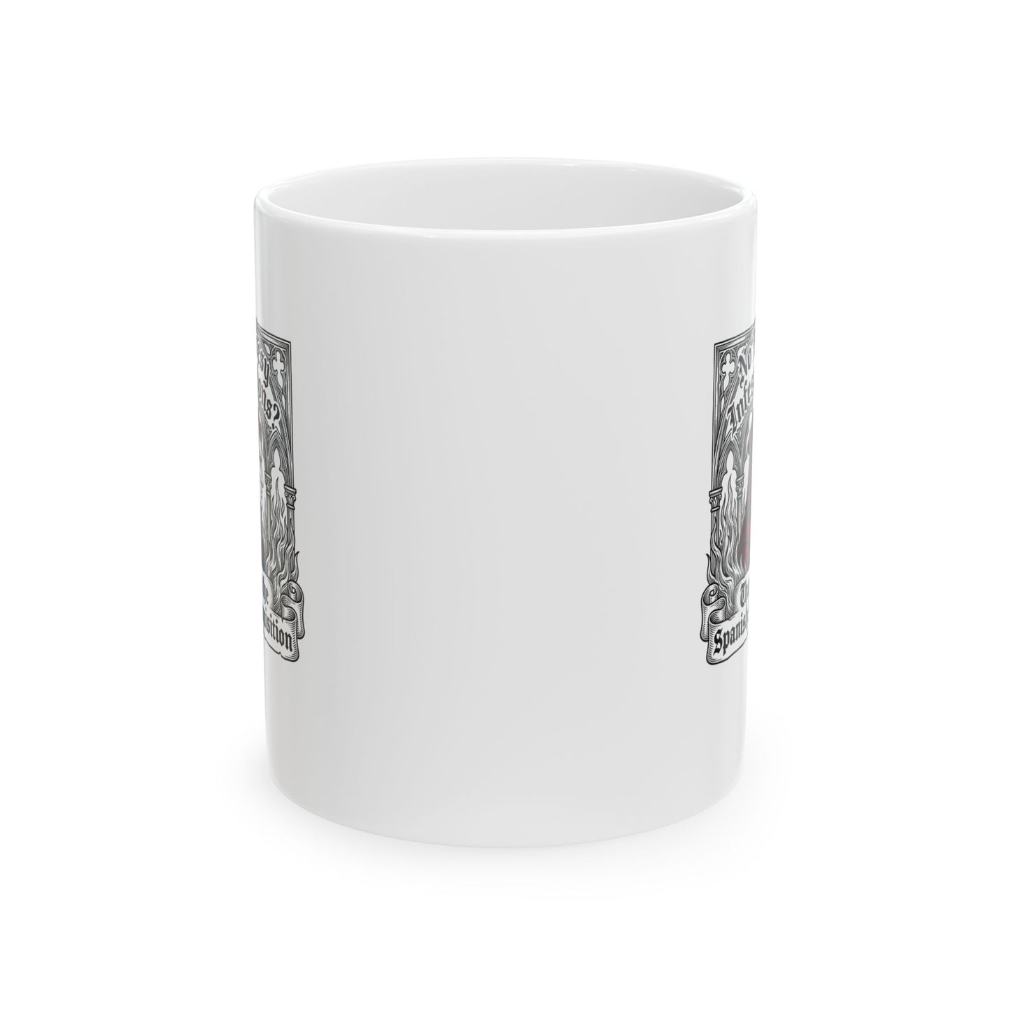 No Heresy Infestations Spanish Inquisition Ceramic Mug, (11oz, 15oz)