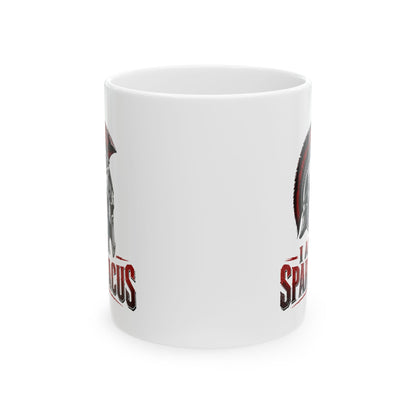 I Am Spartacus Helmet Ceramic Mug, (11oz, 15oz)