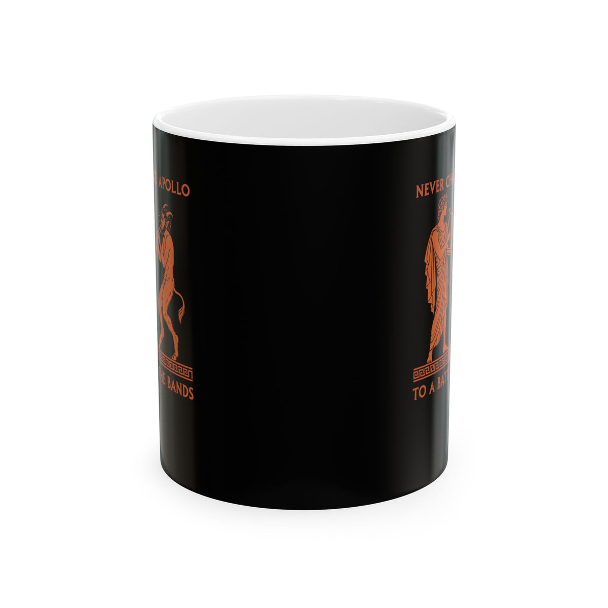 Never Challenge Apollo to a Battle of the Bands Ceramic Mug, (11oz, 15oz)