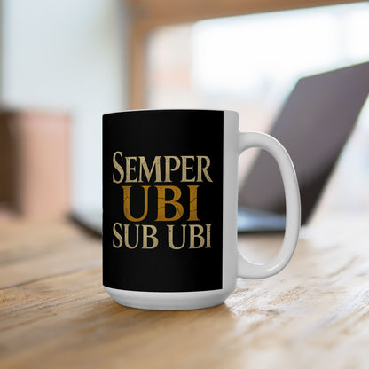 Ubi Sub Ubi Wear Underwear  Ceramic Mug, (11oz, 15oz)