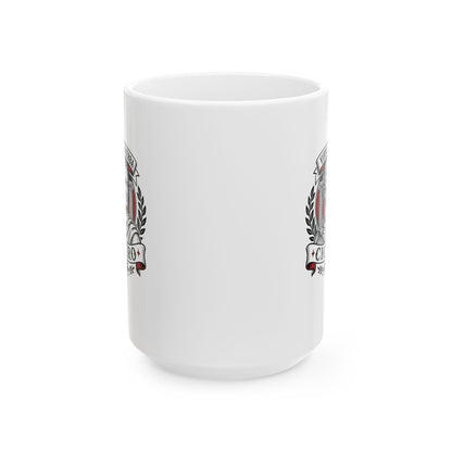 Virtus in Verba Cicero Ceramic Mug, (11oz, 15oz)
