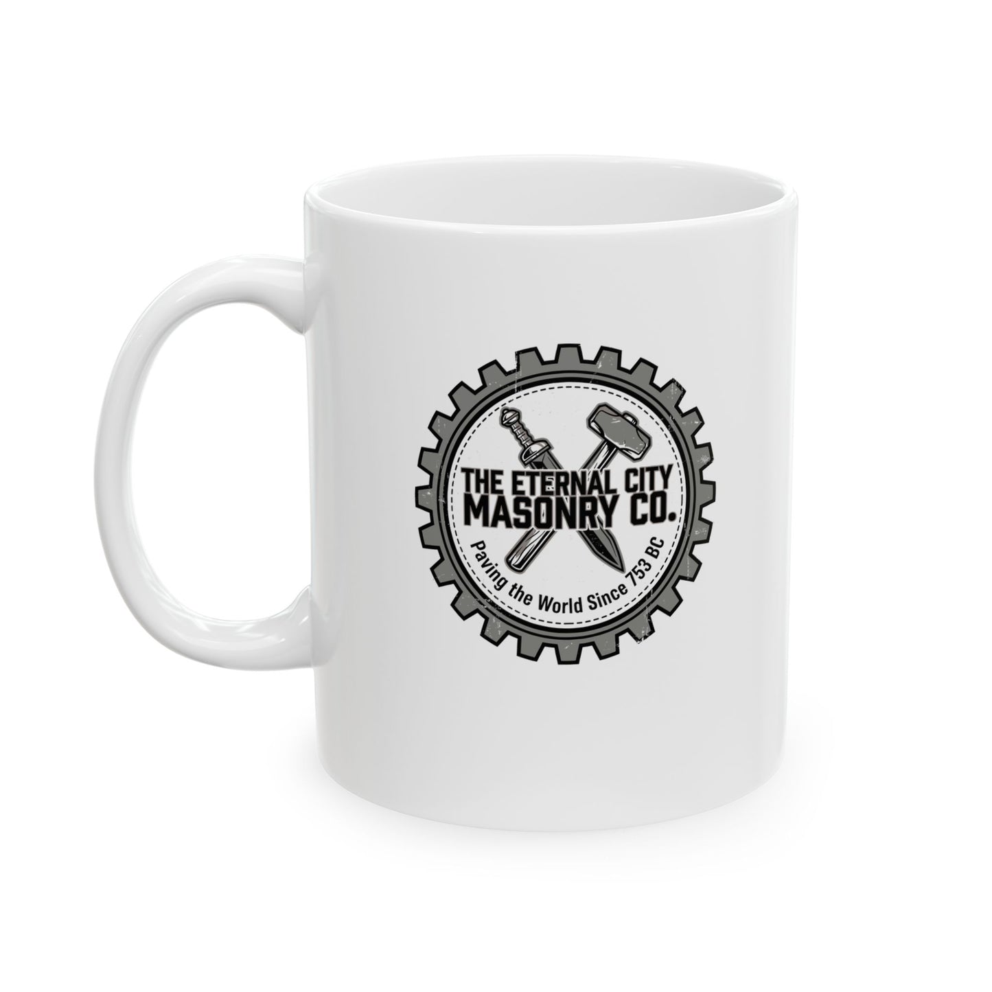 Eternal City Masonry Ceramic Mug, (11oz, 15oz)