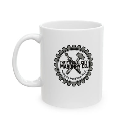 Eternal City Masonry Ceramic Mug, (11oz, 15oz)