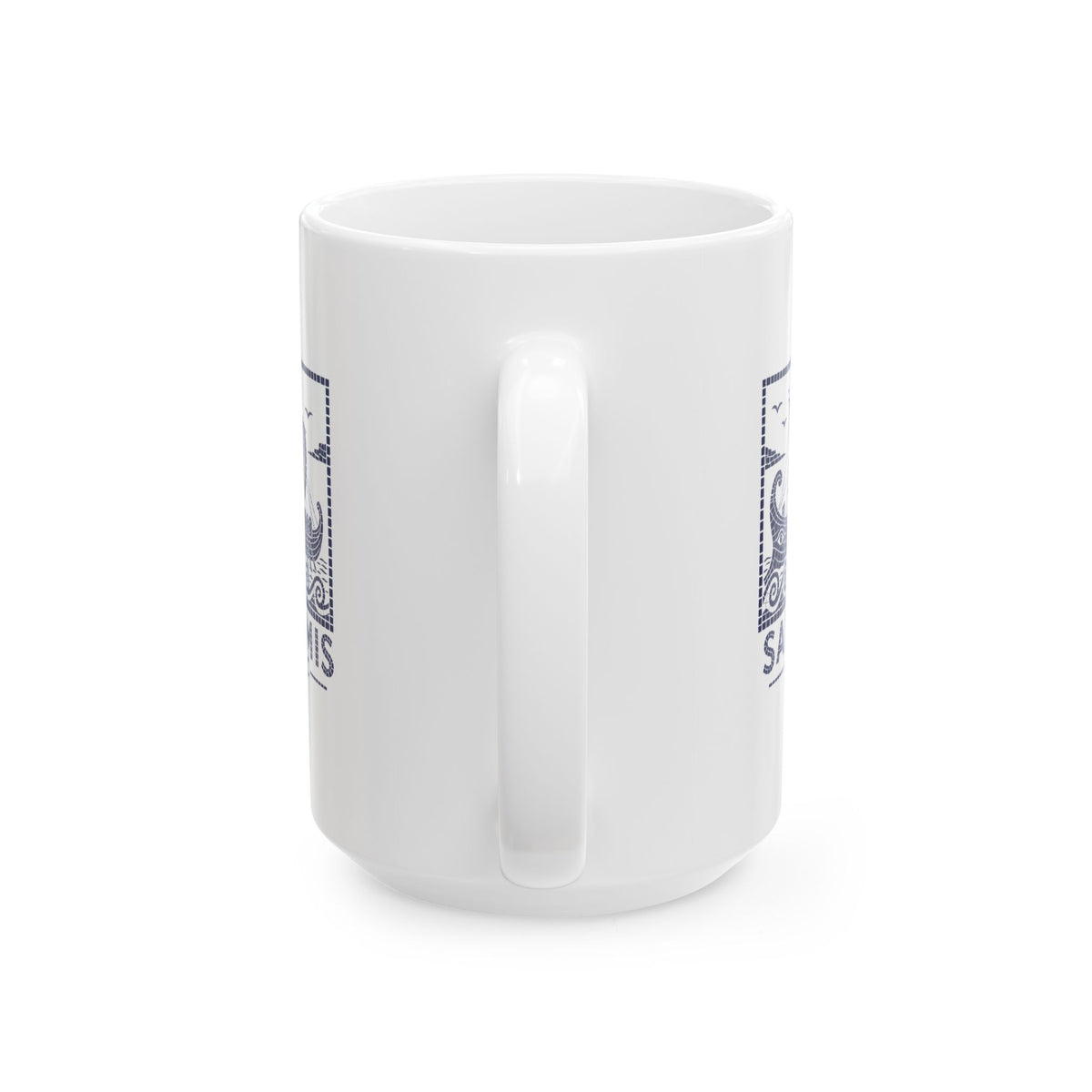 Ancient Greek Naval Battle of Salamis Ceramic Mug, (11oz, 15oz)