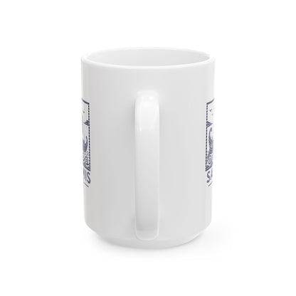 Ancient Greek Naval Battle of Salamis Ceramic Mug, (11oz, 15oz)