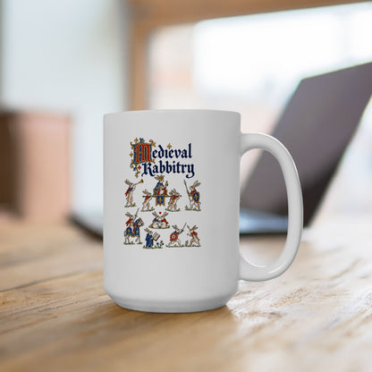 Medieval Rabbitry Ceramic Mug, (11oz, 15oz)