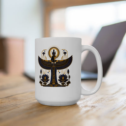 Art Deco Isis Ceramic Mug, (11oz, 15oz)