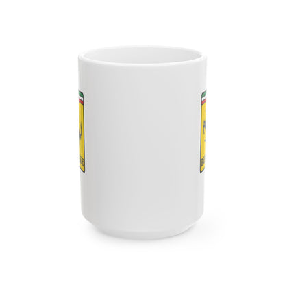 Bucephalus Race Car Logo Ceramic Mug, (11oz, 15oz)