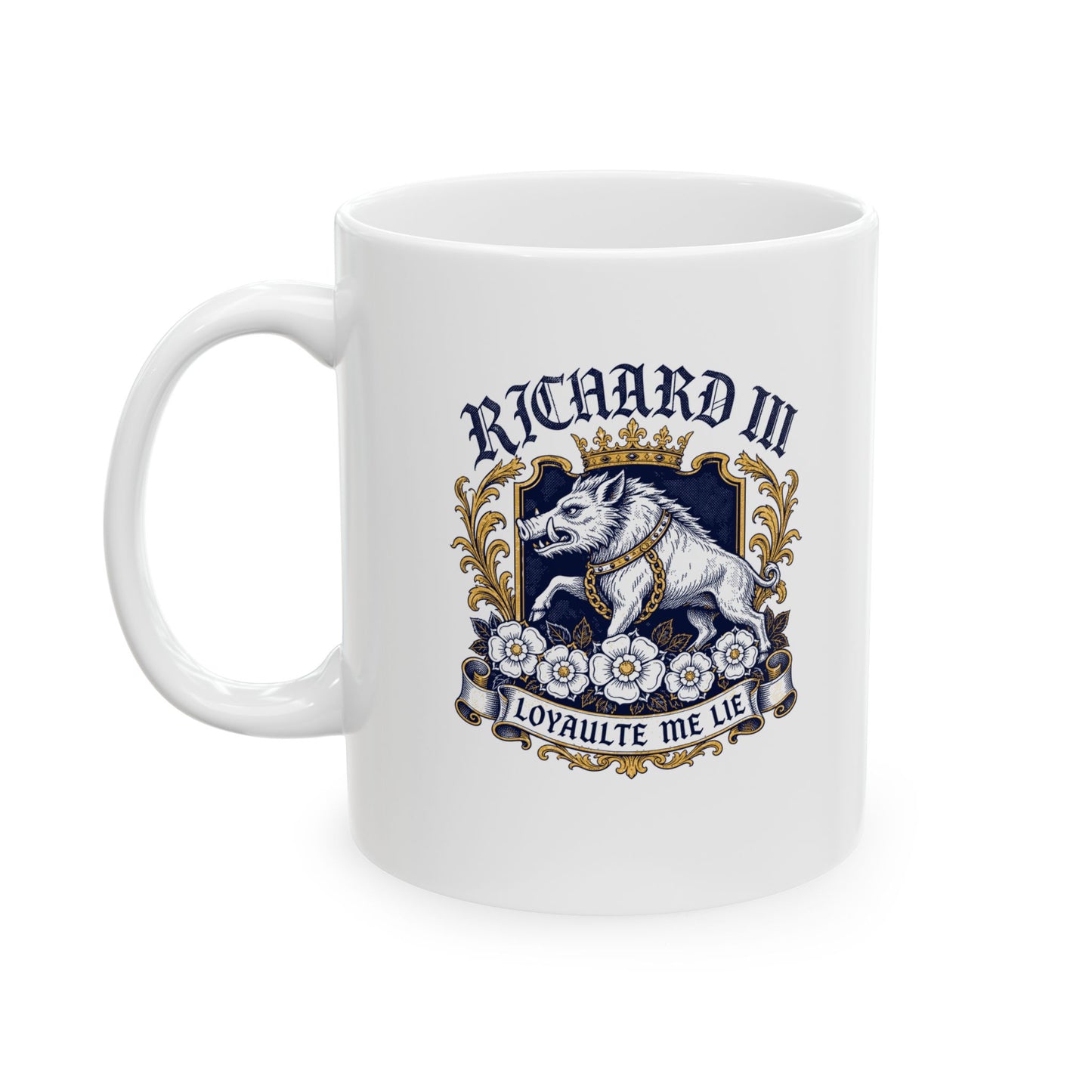 Richard III Boar Insignia Ceramic Mug, (11oz, 15oz)