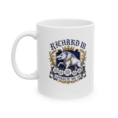 Richard III Boar Insignia Ceramic Mug, (11oz, 15oz)