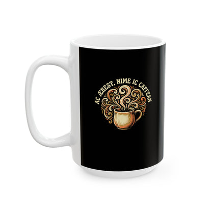 But First Coffee in Old English Ceramic Mug, (11oz, 15oz)