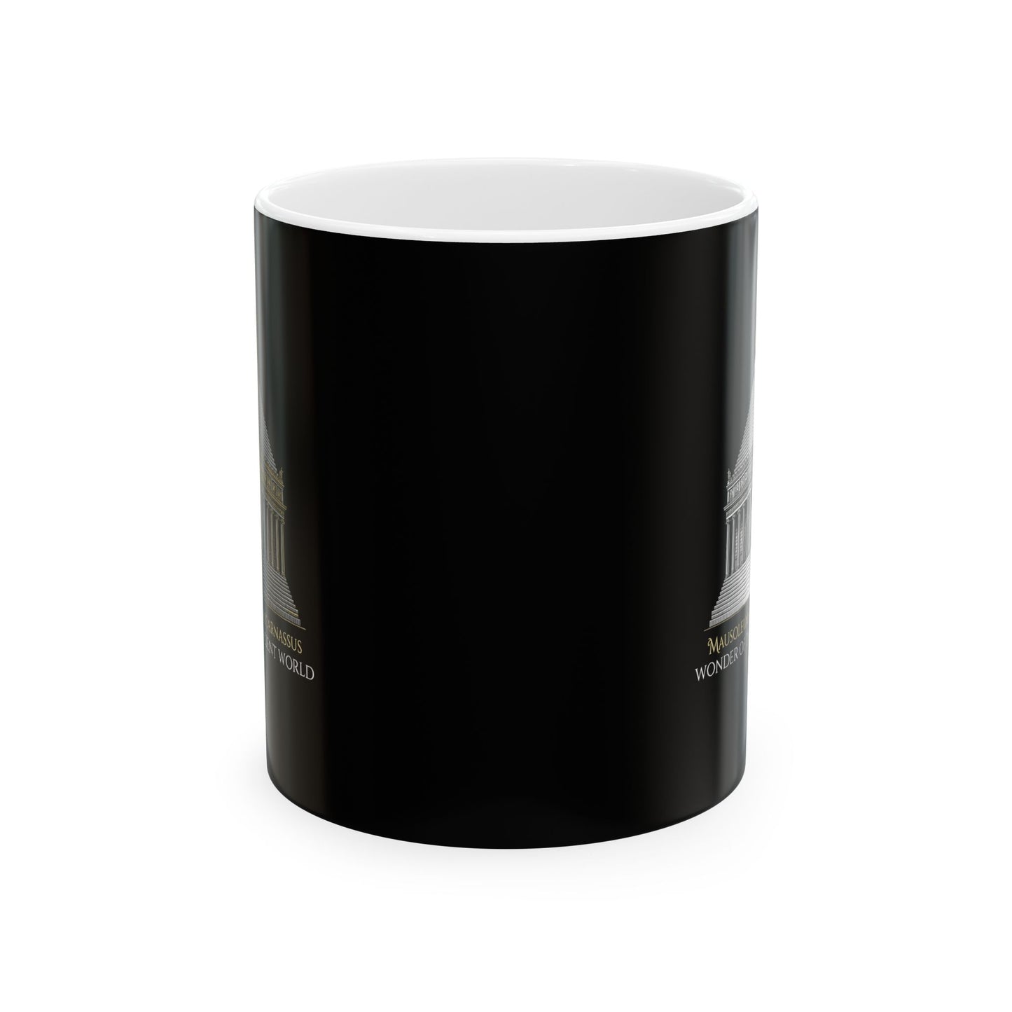 Mausoleum of Helicarnassus Wonder of the World Ceramic Mug, (11oz, 15oz)