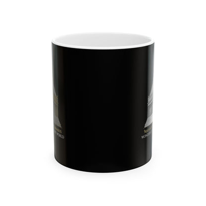 Mausoleum of Helicarnassus Wonder of the World Ceramic Mug, (11oz, 15oz)