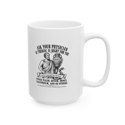 Doctor Galen Theriac Ad Ceramic Mug, (11oz, 15oz)